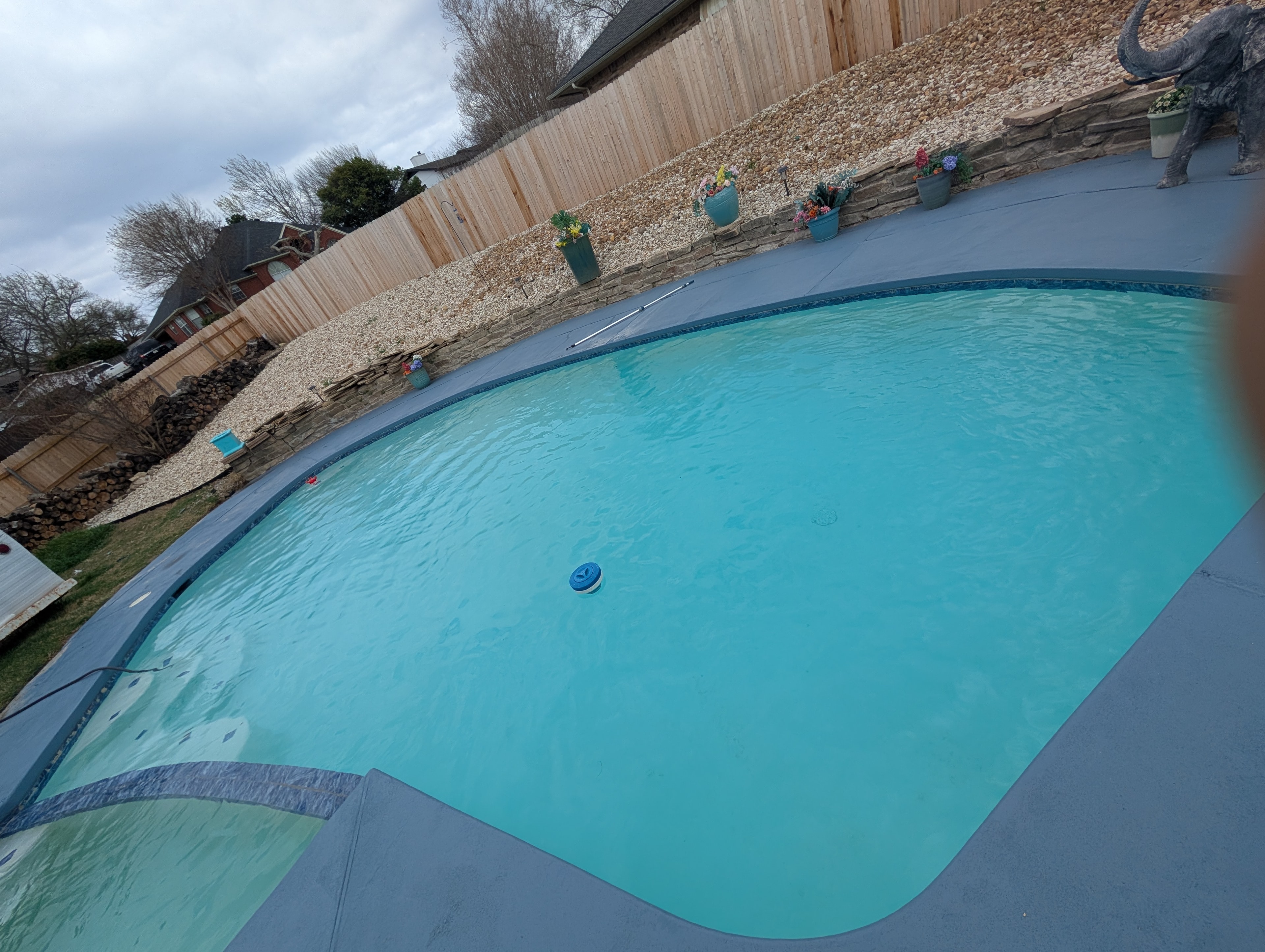 DFW Pool — After Service